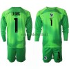 Maillot de Gardien à Manches Longues France Hugo Lloris 1 Extérieur Coupe du Monde 2022 Pour Enfant